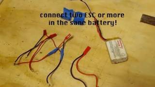 How to Connect multiple ESC to one battery [upl. by Negrom115]