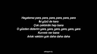 Uzi amp Montiego  Para Sözleri Lyrics Video [upl. by Sanjiv508]