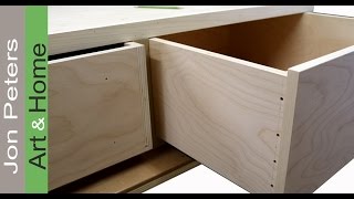 How to Build Plywood Drawers With Screws [upl. by Lynde]