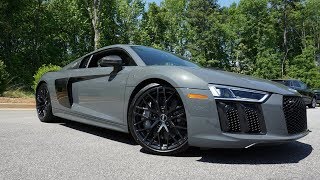 2018 Audi R8 V10 PLUS Start Up Exhaust Test Drive and Review [upl. by Albina704]