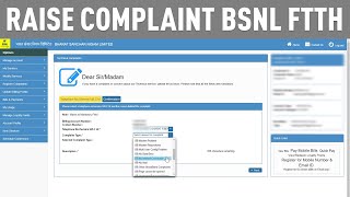 How To Register Complaint on BSNLs Website for Internet Issues [upl. by Nodnrb]