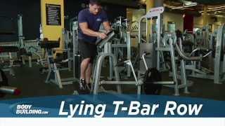 Lying TBar Row  Back Exercise  Bodybuildingcom [upl. by Kylie]