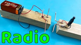 How to make the worlds easiest Radio  Do it yourself at home [upl. by Mosenthal]