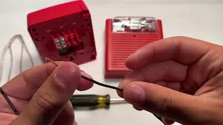 How To Wire A Fire Alarm To A Pull Station Tutorial  REMAKE [upl. by Lenora]