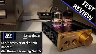 Kopfhörerverstärker mit Röhren Test Review Kopfhörer lauter machen mit dem Nobsound NS08E Tube Amp [upl. by Fai205]