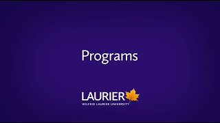 Undergraduate Programs at Wilfrid Laurier University [upl. by Asset]