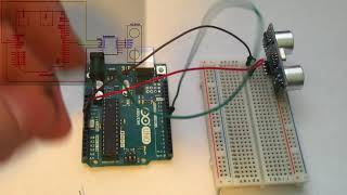 How To Use an Arduino with an Ultrasonic Sensor HCSR04 [upl. by Ahsok]