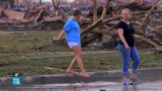 Tornado Alley  Real Time Tornado Moore Oklahoma [upl. by Annovoj]