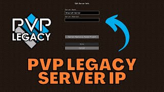 Minecraft PvP Legacy Server IP Address [upl. by Marsiella]