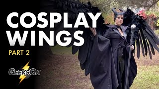 Articulated Motorized Cosplay Wings Part 2 [upl. by Smitt]