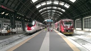 Circolazione dei treni della stazione di Milano Centrale [upl. by Ahs]