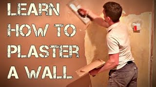 How To Plaster A Wall  Plastering For Beginners [upl. by Manvell]