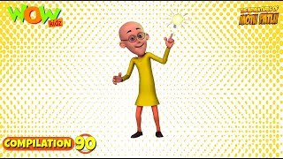 Motu Patlu  Non stop 3 episodes  3D Animation for kids  90 [upl. by Ennaear]