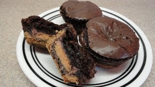 Brownie Reeses Cookie Cups [upl. by Ilat]