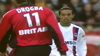 Ronaldinho amp Drogba Legendary Match In 2003 [upl. by Leidag]