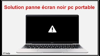 Panne écran noir pc portable [upl. by Hook]