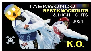 Taekwondo BEST Knockouts amp Highlights [upl. by Hseham]