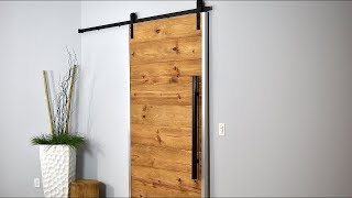 Puerta Corrediza de Madera  En Estilo GraneroRustico Moderno [upl. by Curry]