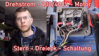 Drehstrommotor  Stern Dreieckschaltung ElektroM [upl. by Ataeb]