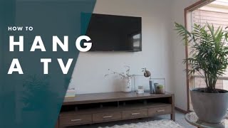 How To Wall Mount A TV  Bunnings Warehouse [upl. by Aisilef]