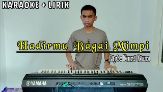 HADIRMU BAGAI MIMPI  Karaoke Lirik  ANDRI KHAN [upl. by Ylak705]