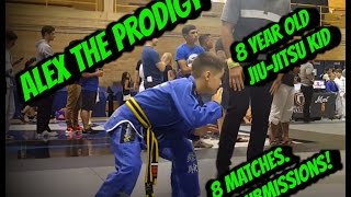 Alex The Prodigy  Grappling Industries Toronto Highlights  Kids JiuJitsu [upl. by Metah532]