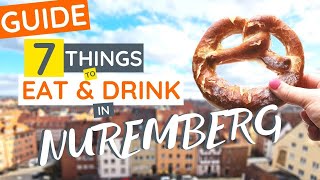 BEST FOOD IN NUREMBERG  The BEST 7 Foods to Try and Where to Eat in Nuremberg Germany [upl. by Latoniah728]