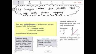 Bab 1 part 1 Matematik Tingkatan 5 KSSM  11 Ubahan Langsung [upl. by Packer]