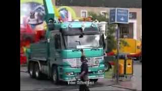 Kermis Tilburg transport en opbouw [upl. by Assirat]