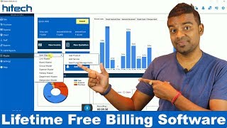 Life time Free Download Billing Software  Unlimited Invoice inventory Profit and Loss Analysis [upl. by Kreg85]