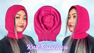 How to Knit Balaclava Tutorial [upl. by Clellan]