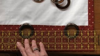 How to Sew Lined Curtains  National Sewing Circle [upl. by Carlyn615]