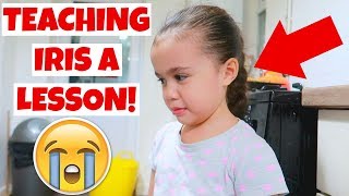 TEACHING IRIS A LESSON😡 57 VLOG [upl. by Siegel]