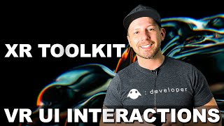 Unity XR Interaction ToolKit How To Interact With UI In Virtual Reality With The Oculus Quest [upl. by Bush998]