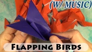 How to make Origami Flapping Birds Fast [upl. by Hufnagel]