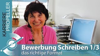 Bewerbung Schreiben 13 richtiges Format [upl. by Mclaurin]