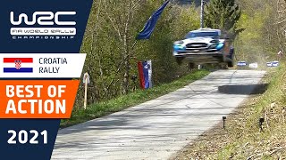 Best of rally action Croatia Rally 2021 [upl. by Kanya460]