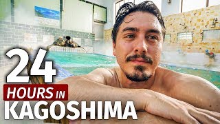 Relaxing in a Japanese Hot Spring  24 Hours in Kagoshima [upl. by Jelena]