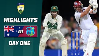 Australia v West Indies 202324  Second Test  Day 1 [upl. by Occer256]