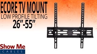 How To Install A Low Profile Tilting TV Mount For TVs Between 26quot To 55quot 17315001 [upl. by Pazit]