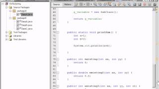 Refactoring Options in NetBeans IDE [upl. by Daniala695]