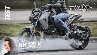 SYM NH125X  De nouveaux horizons  TEST MOTORLIVE [upl. by Marinna751]