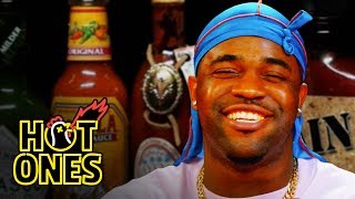 ASAP Ferg Harlem Shakes While Eating Spicy Wings  Hot Ones [upl. by Megargee]