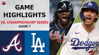 Atlanta Braves vs Los Angeles Dodgers Game 7 Highlights  NLCS 2020 [upl. by Zigrang471]