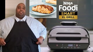 AIR FRIED Grilled Salmon  Ninja Foodi XL Grill  How to Air Fry Salmon [upl. by Nobe]