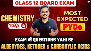 Class 12 Chemistry  Previous Year Questions  Aldehydes Ketones amp Carboxylic acids ‪ Shikhar Sir [upl. by Hatokad]