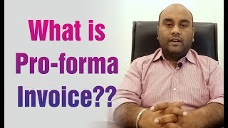 What is Proforma Invoice Proforma Invoice क्या है Hindi [upl. by Ahsinotna]