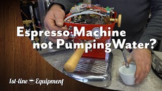 Espresso Machine NOT Pumping Water [upl. by Ashleigh]