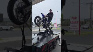 WR450 small power wheelie  YAMAHA GTYR EXHAUST  WHEELIE MACHINES AUSTRALIA [upl. by Hpeseoj]