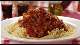 How to Make Meaty Spaghetti Sauce  Pasta Recipe  Allrecipescom [upl. by Notlimah]